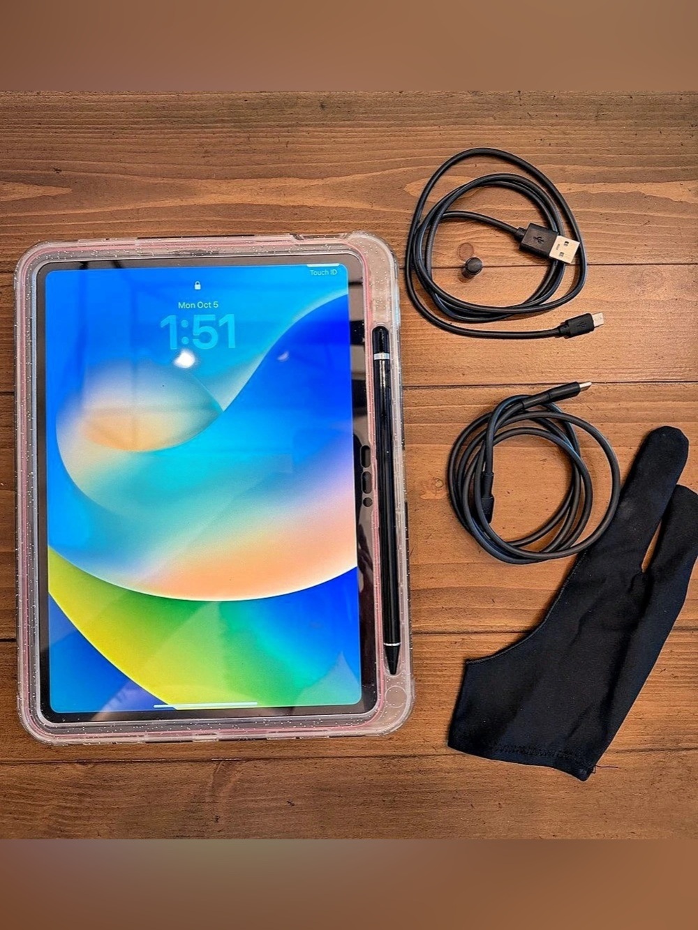 Apple iPad 10th Gen 10.9” 256GB WiFi Pink Pristine w/ Case Stylus Charger Bundle
